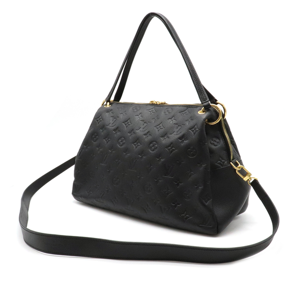 Louis Vuitton Monogram Empreinte Ponthieu PM Shoulder Bag Noir Black - Picture 2 of 8